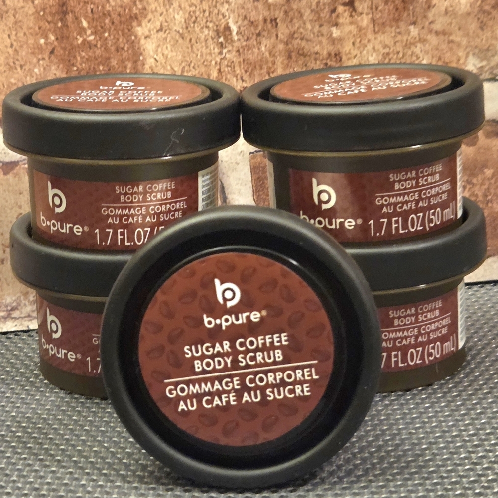 B.Pure Sugar Coffee Body Scrub 5pc Bundle